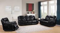 Cinema Svart 3+2+1 Reclinersoffa