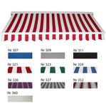 Terrassmarkis 5x3m inkl motor - REA