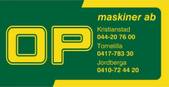 OP Maskiner AB
